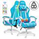 2022 Massage Gaming Chair Ergonomic Office Chair with RGB Light, High Back Compu