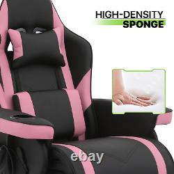 BLUETOOTH SPEAKERMassage Racing Gaming Chair Ergonomic Recliner Computer Seat