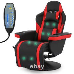 BLUETOOTH SPEAKERMassage Reclining Gaming Chair Ergonomic Office Computer Seat