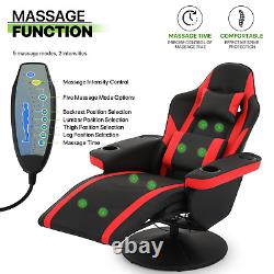 BLUETOOTH SPEAKERMassage Reclining Gaming Chair Ergonomic Office Computer Seat