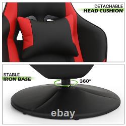 BLUETOOTH SPEAKERMassage Reclining Gaming Chair Ergonomic Office Computer Seat