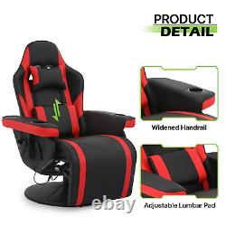 BLUETOOTH SPEAKERMassage Reclining Gaming Chair Ergonomic Office Computer Seat