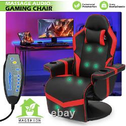 BLUETOOTH SPEAKERReclining Massage Gaming Chair Ergonomic Office Computer Seat