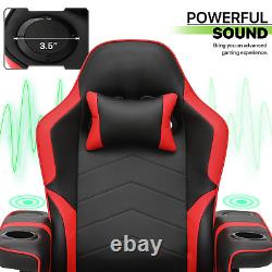 BLUETOOTH SPEAKERReclining Massage Gaming Chair Ergonomic Office Computer Seat