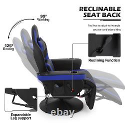 BLUETOOTH SPEAKERSGaming Racing Chair Massage Recliner Home Office Swivel Seat