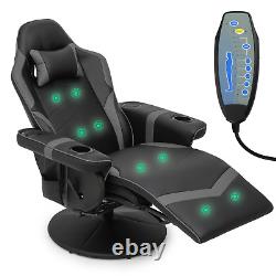 BLUETOOTH SPEAKER MASSAGE RECLINERGaming Racing Chair Ergonomic Computer Seat