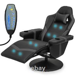 BLUETOOTH SPEAKER MASSAGE RECLINERGaming Racing Chair Ergonomic Computer Seat