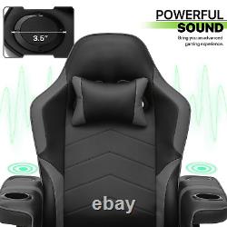 BLUETOOTH SPEAKER MASSAGE RECLINERGaming Racing Chair Ergonomic Computer Seat