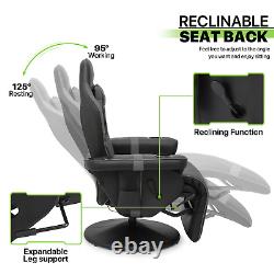 BLUETOOTH SPEAKER MASSAGE RECLINERGaming Racing Chair Ergonomic Computer Seat