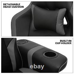 BLUETOOTH SPEAKER MASSAGE RECLINERGaming Racing Chair Ergonomic Computer Seat