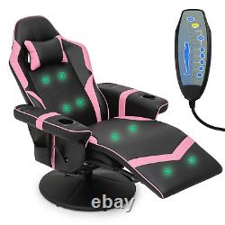 BLUETOOTH SPEAKER Massage Racing ChairErgonomic Recliner Computer Gaming Seat