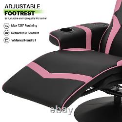 BLUETOOTH SPEAKER Massage Racing ChairErgonomic Recliner Computer Gaming Seat