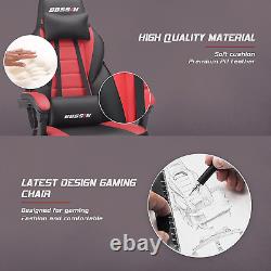 BOSSIN Gaming Chair with Massage, Ergonomic Heavy Duty Design, Gamer Chair with