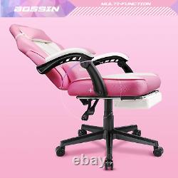 BOSSIN Gaming Chair with Massage, Ergonomic Heavy Duty Design, Gamer Chair with