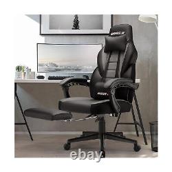 BOSSIN Gaming Chair with Massage, Ergonomic Heavy Duty Design with Footrest a