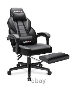 BOSSIN Gaming Chair with Massage, Ergonomic Heavy Duty Design with Footrest a