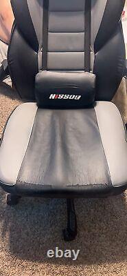 BOSSIN Gaming Chair with Massage, Ergonomic Heavy Duty Design with Footrest a