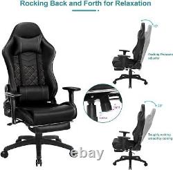 Big& Tall Ergonomic Office Computer & Gaming Chair with Massage, Adjustable