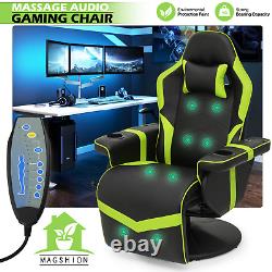 Computer RacingPRO GAMEChair Massage Recliner Swivel Seat withBluetooth Speaker