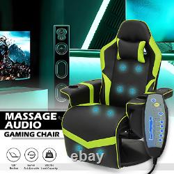 Computer RacingPRO GAMEChair Massage Recliner Swivel Seat withBluetooth Speaker