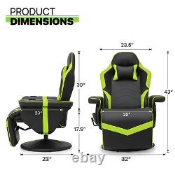 Computer RacingPRO GAMEChair Massage Recliner Swivel Seat withBluetooth Speaker