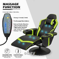 Computer RacingPRO GAMEChair Massage Recliner Swivel Seat withBluetooth Speaker