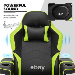 Computer RacingPRO GAMEChair Massage Recliner Swivel Seat withBluetooth Speaker