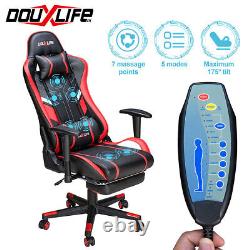 Douxlife Massage Gaming Chair Office Chair Ergonomic Swivel Recliner Footrest