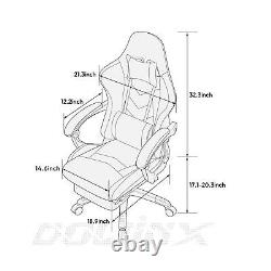 Dowinx Gaming Chair Ergonomic Office Recliner for Computer with Massage Lumba