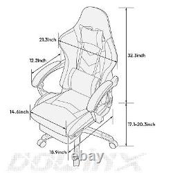 Dowinx Gaming Chair Ergonomic Office Recliner for Computer with Massage Lumba