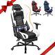 ECOTOUGE PC Massage Gaming Chair with Footrest Ergonomic Office Desk Chair