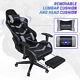 ELECWISH Gaming Chair Computer Office Seat Massage Lumbar Pillow Swivel Recliner