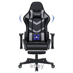 ELECWISH Gaming Chair Computer Office Seat Massage Lumbar Pillow Swivel Recliner