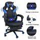 ELECWISH Gaming Chair Massage Computer Office Chair Blue with lumbar support