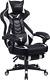 Ergonomic Gaming Chair with Footrest Recliner Computer Chair with Massage High B