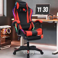 Ergonomic Massage Computer Gaming Chair with Height Adjustable, Video Game Chair