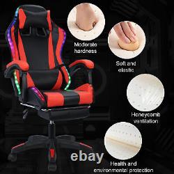 Ergonomic Massage Computer Gaming Chair with Height Adjustable, Video Game Chair