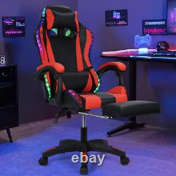 Ergonomic Massage Computer Gaming Chair with Height Adjustable, Video Game Chair