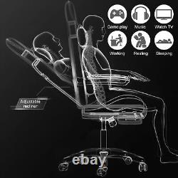 Ergonomic Massage Computer Gaming Chair with Height Adjustable, Video Game Chair