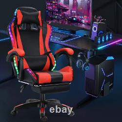 Ergonomic Massage Computer Gaming Chair with Height Adjustable, Video Game Chair