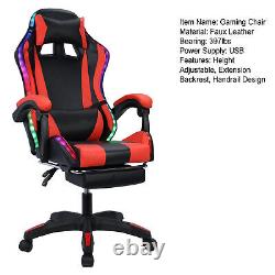 Ergonomic Massage Computer Gaming Chair with Height Adjustable, Video Game Chair