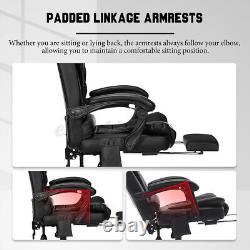 Ergonomic Office Chair Gaming Computer Reclining Executive With Footre