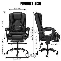 Ergonomic Office Chair Gaming Computer Reclining Executive With Footre