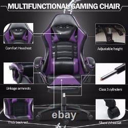 Ergonomic Racing Gaming Chair Swivel Recliner Office Executive Computer Chair