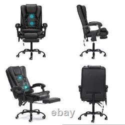 Executive Massage Office Chair Swivel Computer Gaming Chair Recliner w