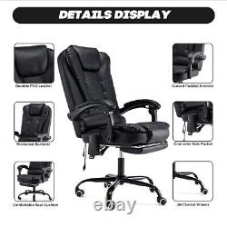 Executive Massage Office Chair Swivel Computer Gaming Chair Recliner w