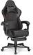 Ferghana Vintage PU Leather Gaming Chair, High Back Gamer Chair with Massage, Er