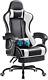 Furmax Gaming Chair, Video Game Chair with Footrest and Massage Lumbar Support