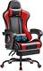 Furmax Gaming Chair, Video Game Chair with Footrest and Massage Lumbar Support