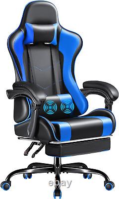 Furmax Gaming Chair, Video Game Chair with Footrest and Massage Lumbar Support